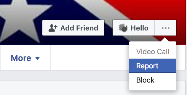 Facebook Report Troll Account Desktop 1