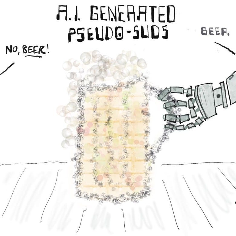AI generated beer