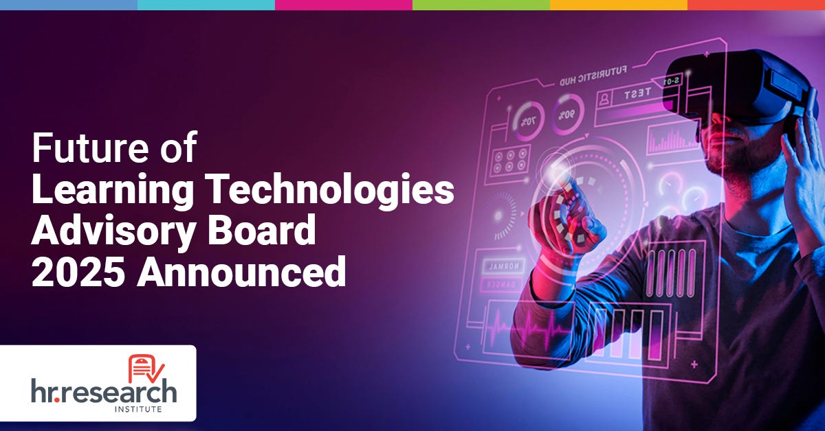 HR.com Announces Future of Learning Technologies Advisory Board 2025