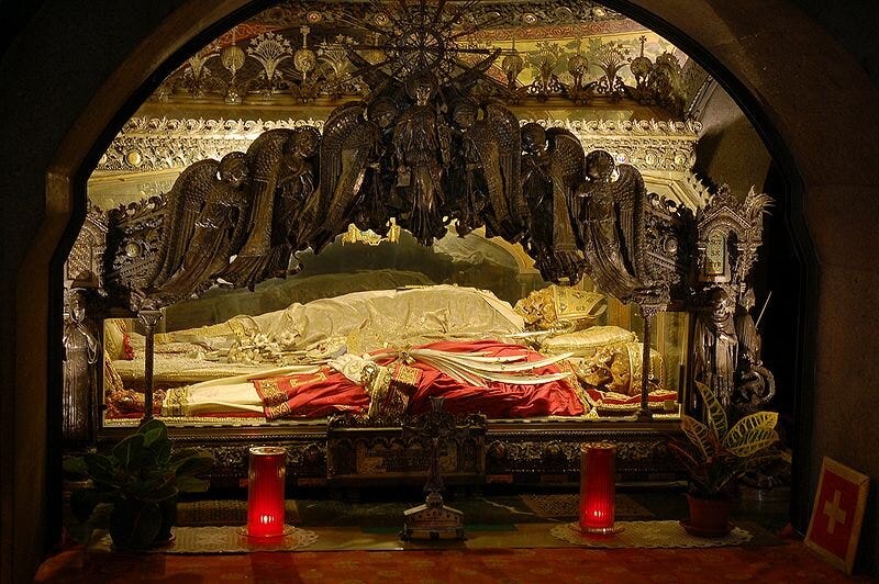Saint Ambrose Crypt in his Basilica in Milan