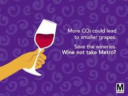 Metro Forward - Wine not take Metro? #MoreMetroLessCO2 #wmata