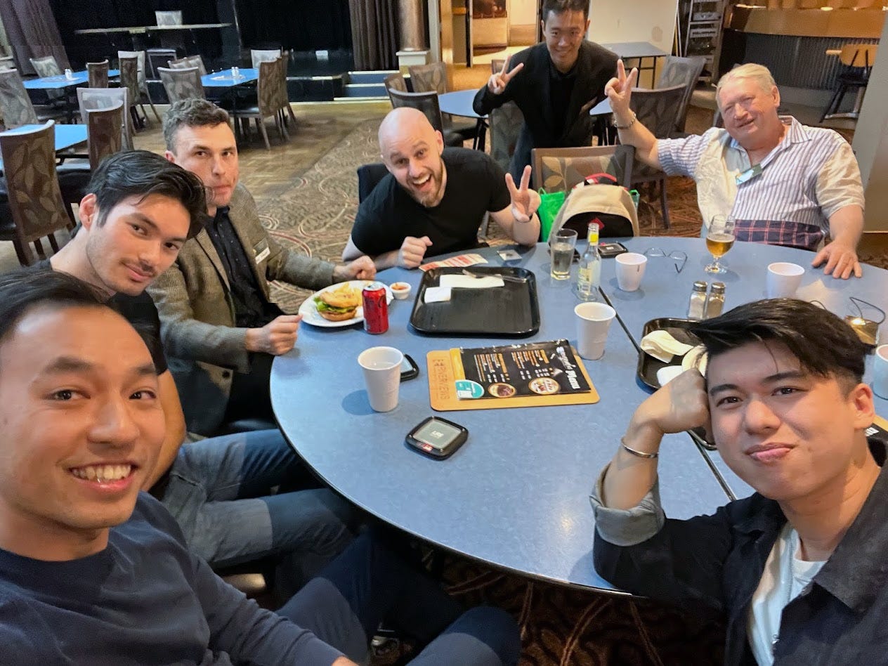 David Ung with other magicians - Nick Kay, Andy Nunn, Clement Kwok, Garry Davis