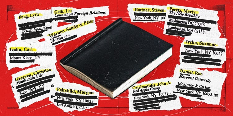 This Is Jeffrey Epstein's Second Little Black Book From 1997