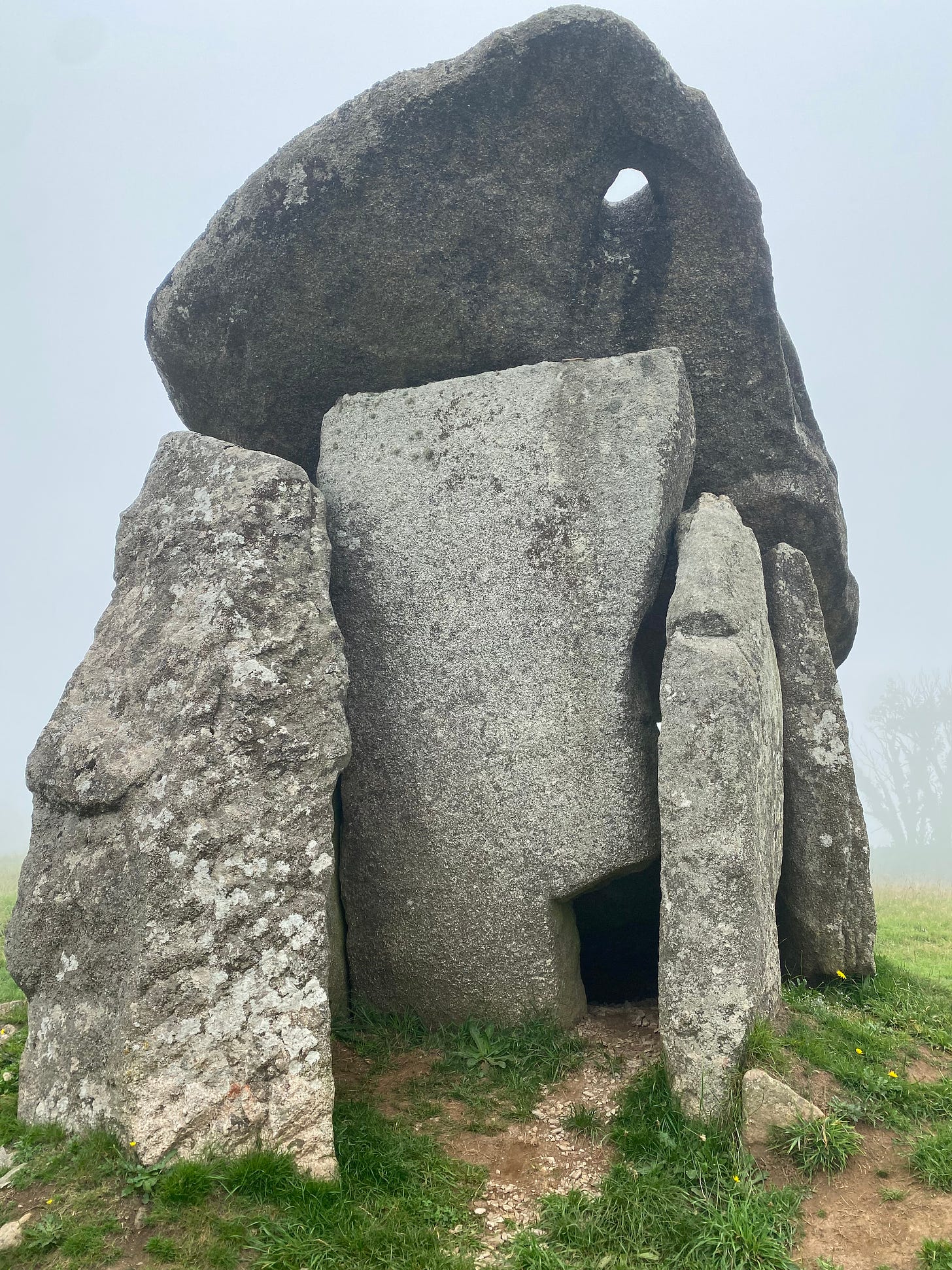 Trevothy Quoit, a large neolithic stone monument on Bodmin Moor, Cornwall UK