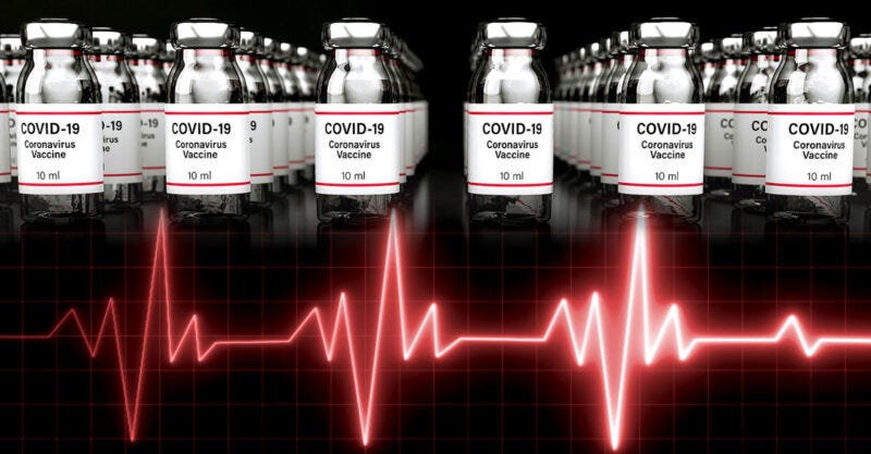 covid vaccines and ekg