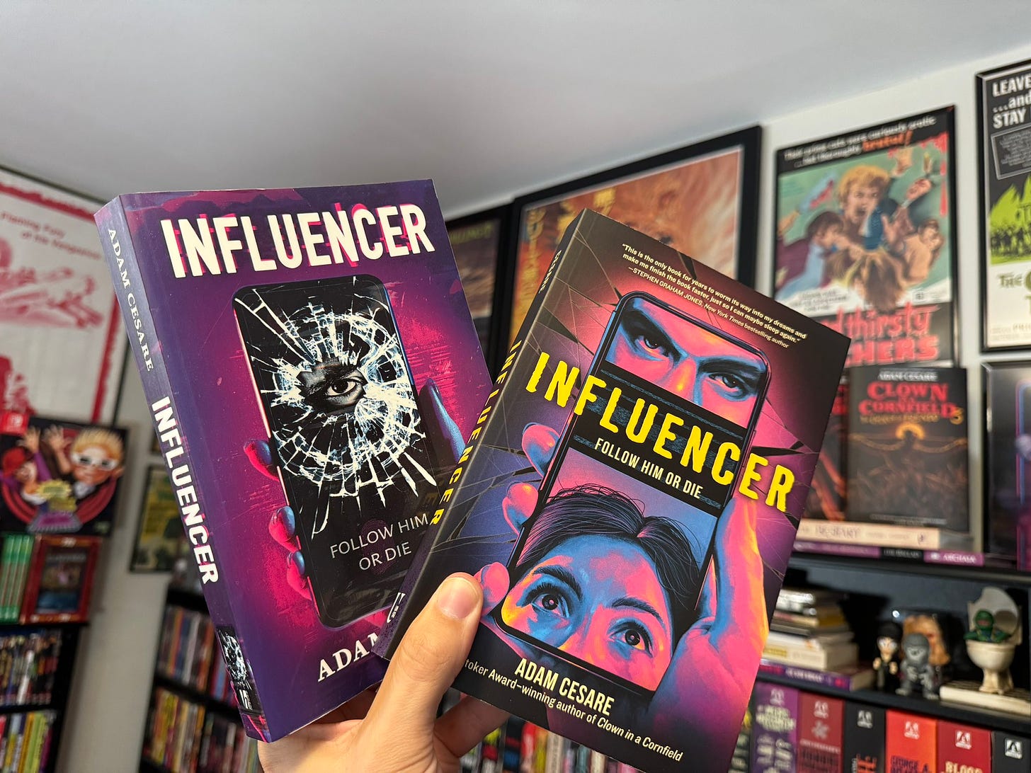 Adam Cesare on X: "Holy cow, the UK edition of INFLUENCER is really  gorgeous? Hard to tell from pics, but the whole face of the phone is  glossy. It's smaller too, a