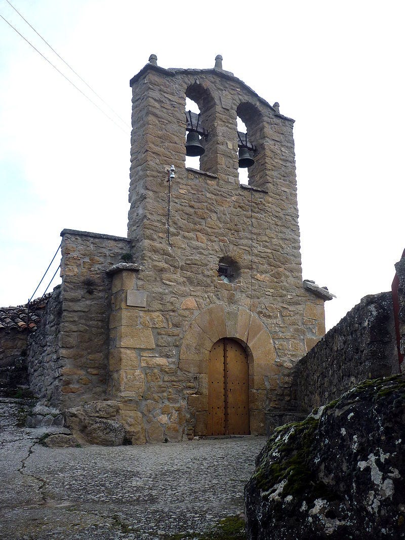 Església de Sant Isidre de Tòrrec, Vilanova de Meià. Montsec de Rúbies (o de Meià). La Noguera, Lleida. Catalunya.