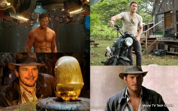 chris pratt proving indiana jones material for disney