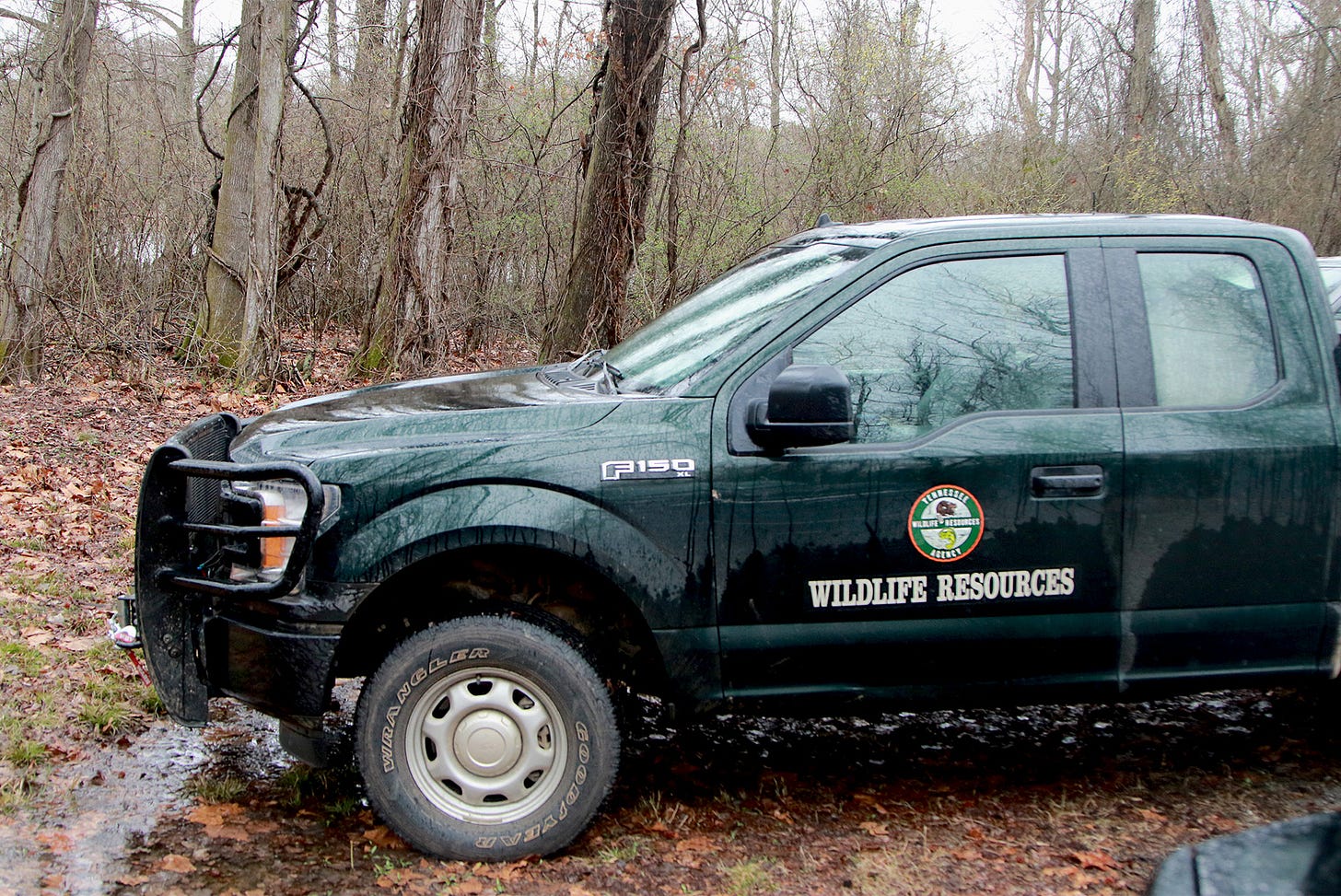 A Tennessee Wildlife Resources Agency vehicle.