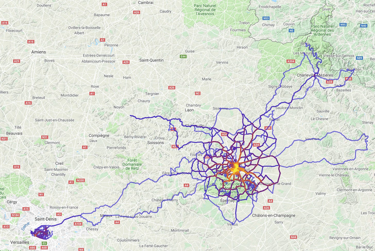 Profil cartographique de Florent C Profil cartographique de Florent C