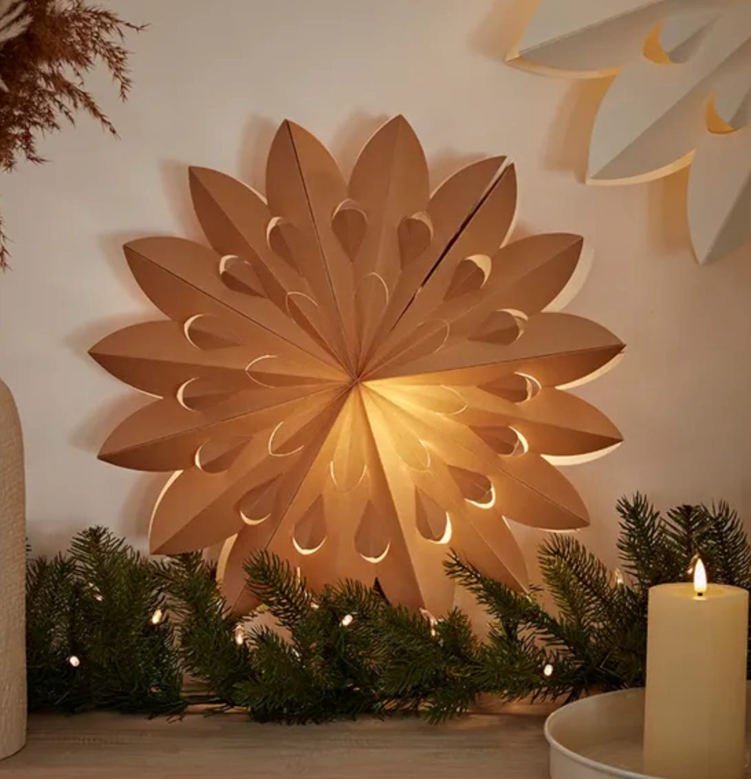 paper star decoration