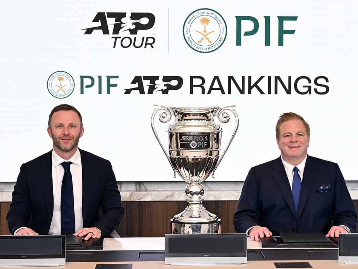 A major moment for tennis': ATP agrees partnership with Saudi Arabia's PIF  | Saudi Arabia and sport | The Guardian