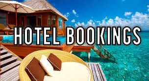 a picture of a hotel with sea view