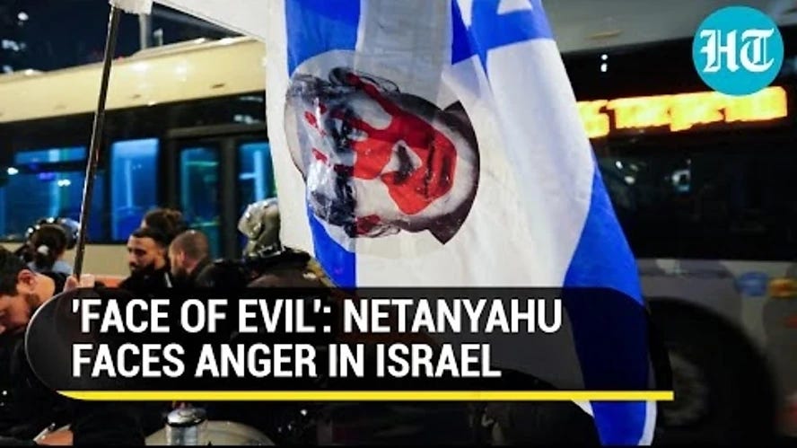 Tiltakozók ezrei Tel-Aviv utcáin: Benjamin Netanjahu miniszterelnök lemondását és a háború befejezését követelik – összecsapások a rendőrséggel – VIDEÓ
