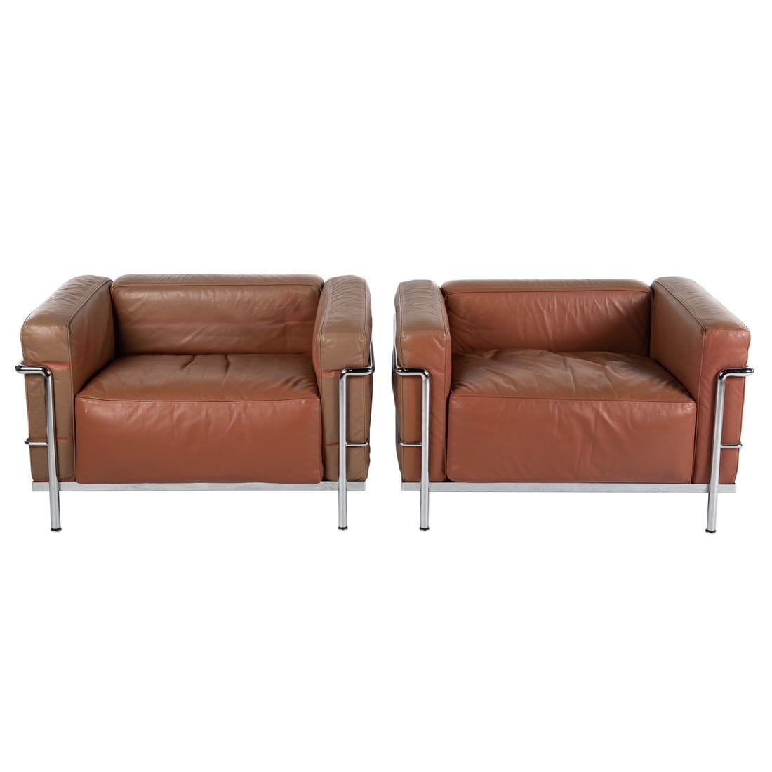 A Pair of Le Corbusier LC3 Chairs by Cassina