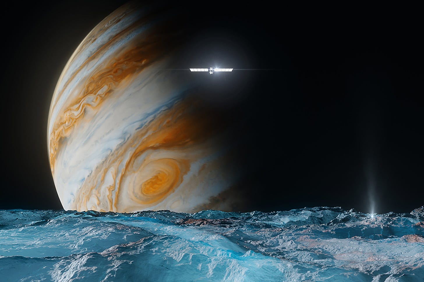 NASA's Europa Clipper Spacecraft Aims for Jupiter's Most Intriguing Moon |  Scientific American