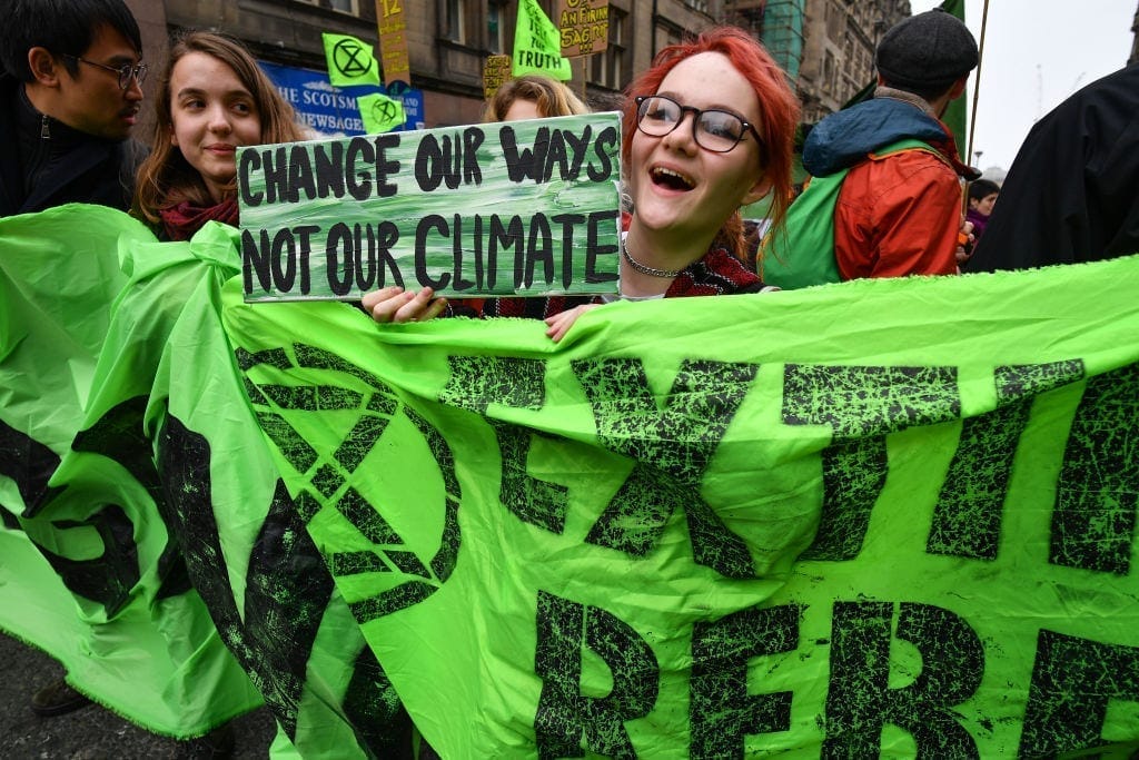 Lack of action on climate change has sparked protests (Photo: Getty)