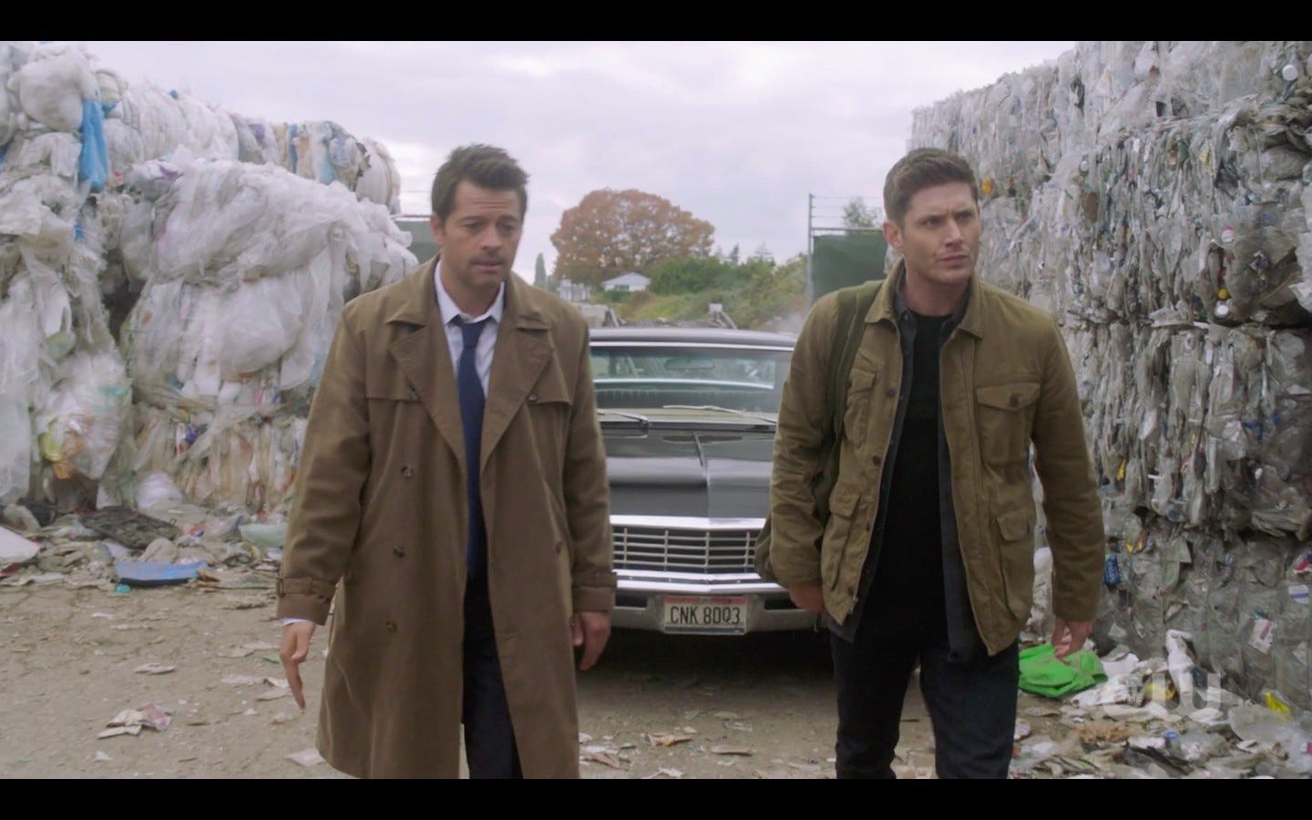 dean winchester and cas at junkyard 1409