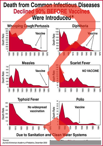 One thing to understand about these kinds of mortality charts is that they use an inflated death rate to hide hundreds of deaths in the years just before a vaccine is introduced. 