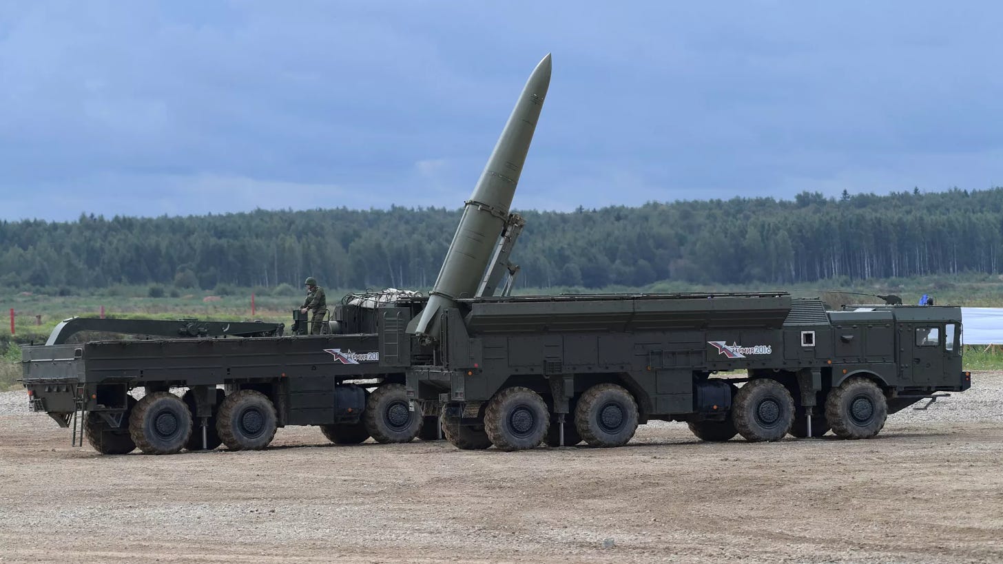 The Iskander-M missile system during a military machine demonstration at the Alabino training ground. File photo  - Sputnik International, 1920, 15.07.2024