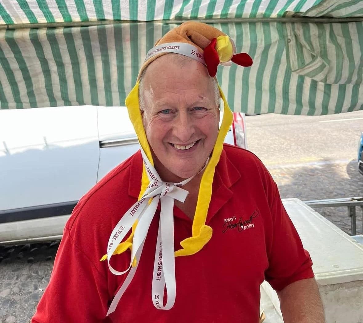 David Knipe at Barnard Castle farmers market