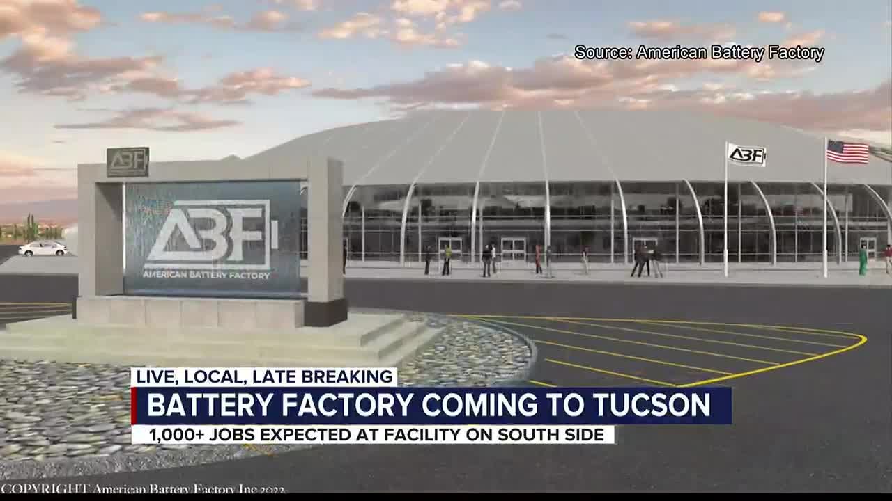 American Battery Factory to bring economic boost, 1,000 jobs to Tucson