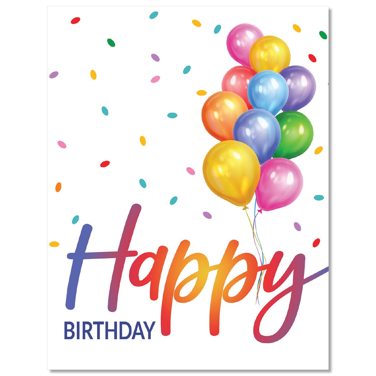 Big Happy Birthday Card | HRdirect