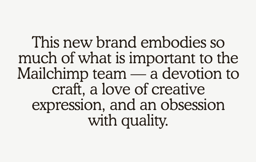 mailchimp - design