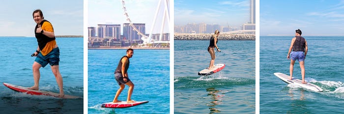 Efoil Surfboarding in Dubai
