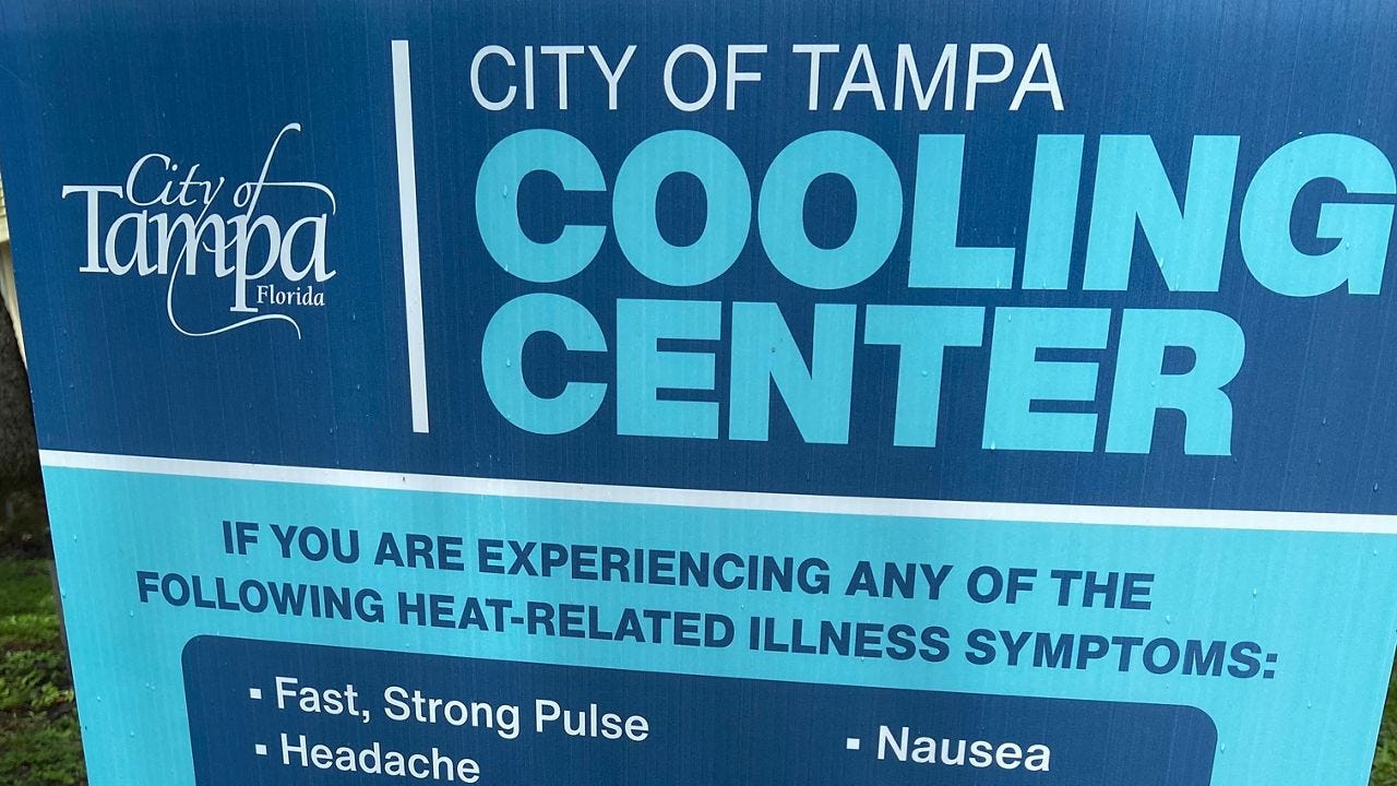 City of Tampa extends cooling centers through Wednesday