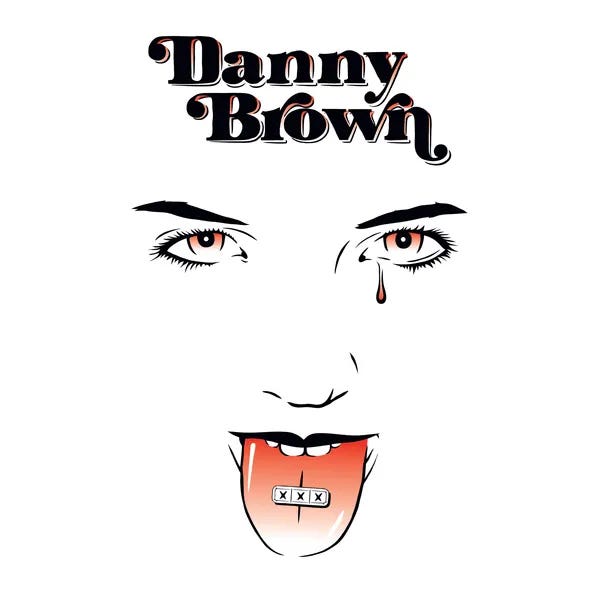 Cover art for XXX by Danny Brown