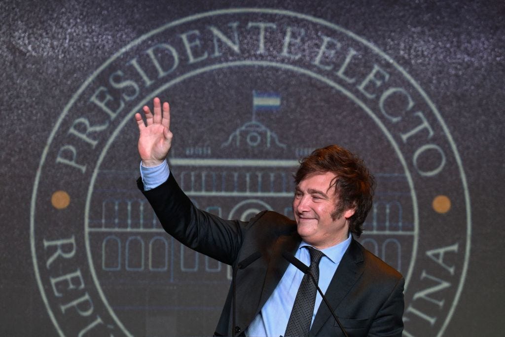 Argentina's President-Elect Javier Milei