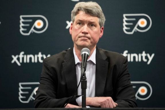 Philadelphia Flyers general manager Chuck Fletcher