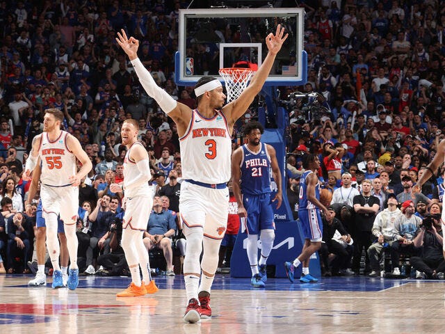 Knicks outlast 76ers in Game 6 to win thrilling series | theScore.com