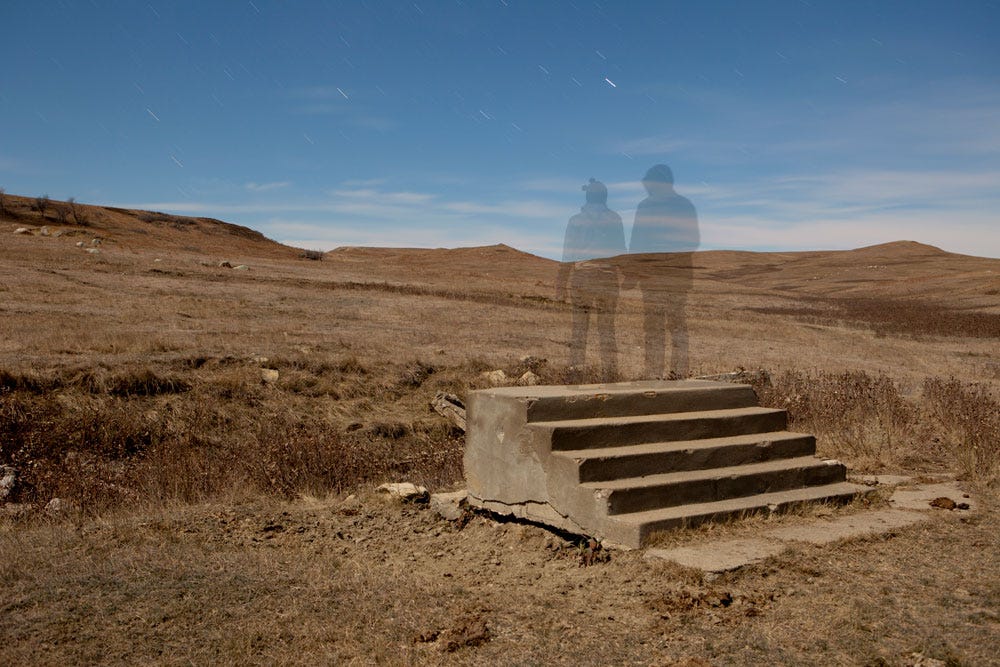 Ghosts at the Door Sims North Dakota