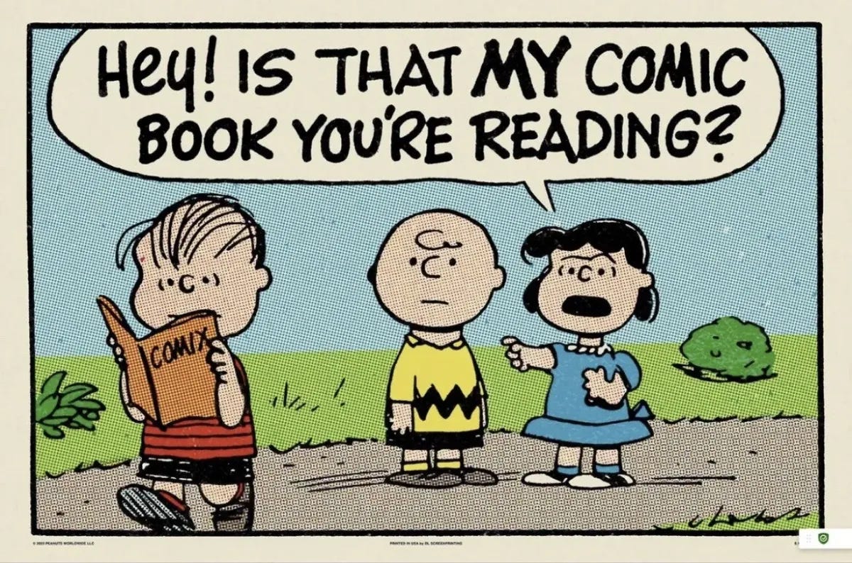 Mondo Peanuts My Comic Book Charlie Brown Poster LE/170 *In Hand* | eBay