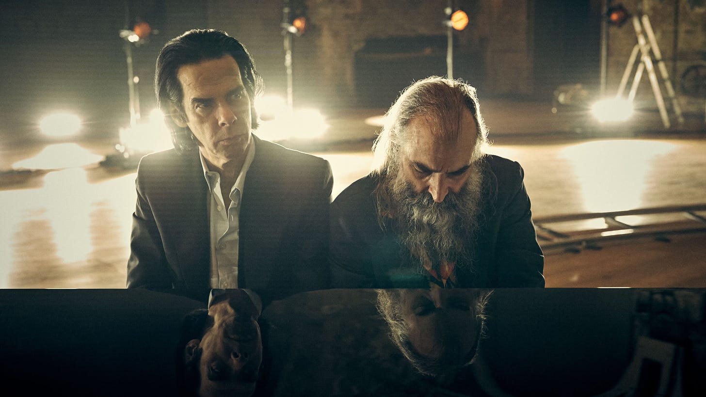 Still from This Much I Know to Be True, documentary about Nick Cave