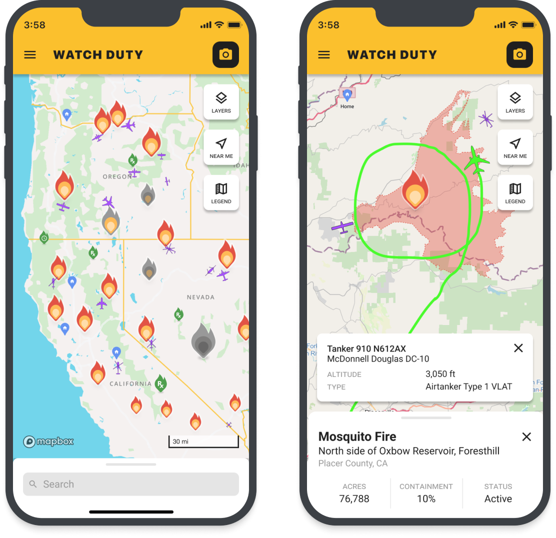 Watch Duty - Wildfire Maps & Alerts