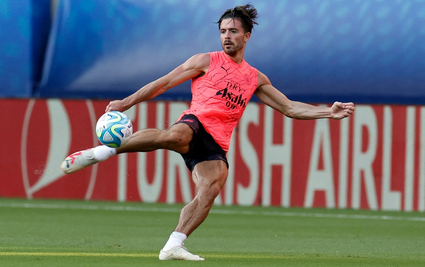 Jack Grealish fans can't get enough of Man City 'hottie's' sweaty training  pics and are stunned by size of his calves | The Sun