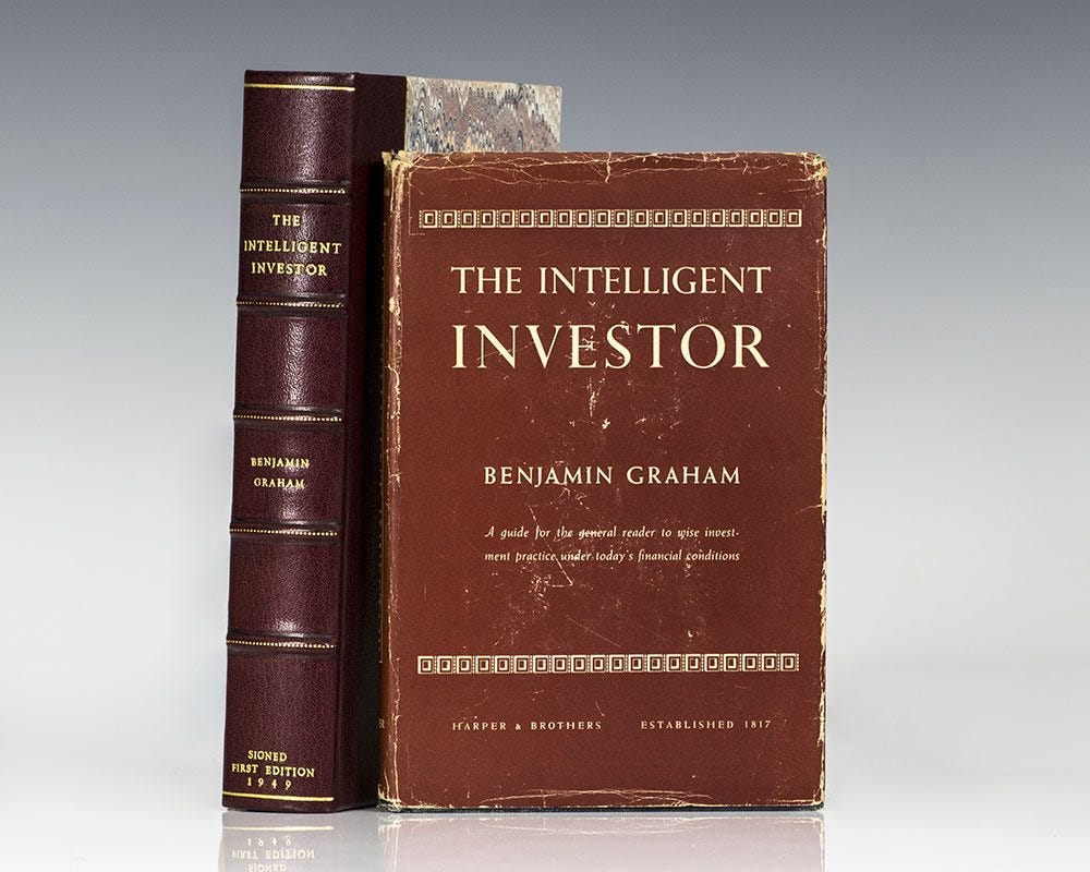 The Intelligent Investor Benjamin Graham First Edition Rare Investment