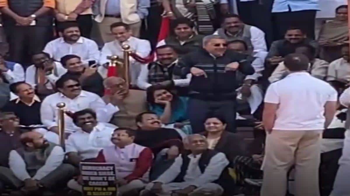 Suspended Opposition MPs conduct mock Parliament sesssion; TMC MP Kalyan Bannerjee mimics Jagdeep Dhankhar