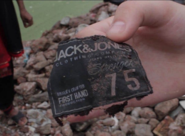 Jack and Jones in the Rana Plaza Rubble