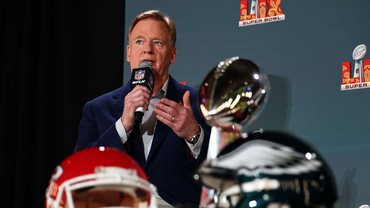Commissioner Roger Goodell talks DEI efforts, officiating, 18-game  schedule, Justin Tucker ahead of Super Bowl LIX