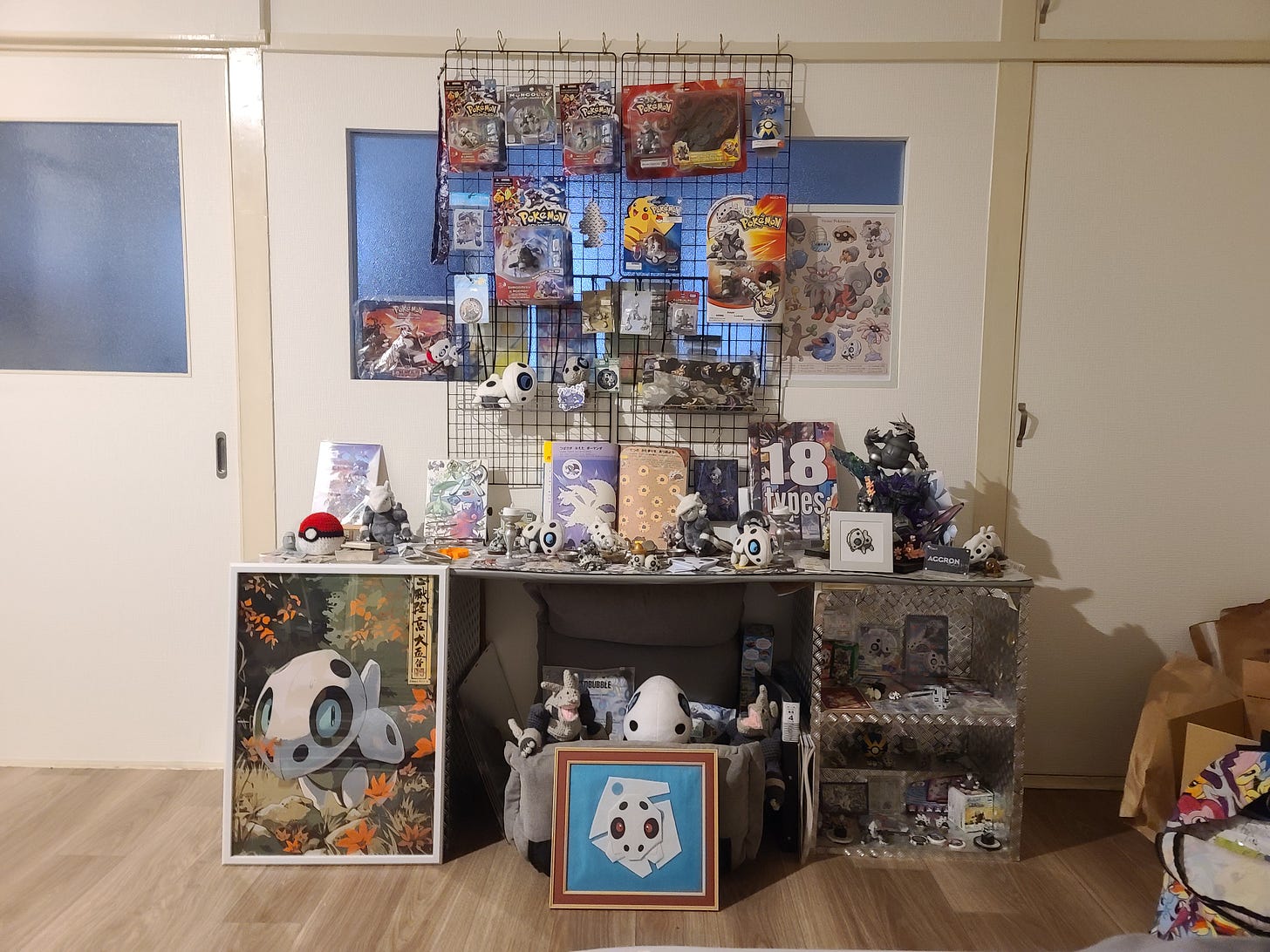 SteC's Aron-focused collection is hugely impressive and includes framed pictures, figures, plush toys, binders, and more! SteC's Aron-focused collection is hugely impressive and includes framed pictures, figures, plush toys, binders, and more!