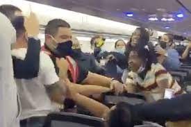 Wild brawl erupts on Spirit flight from NJ to Puerto Rico: video