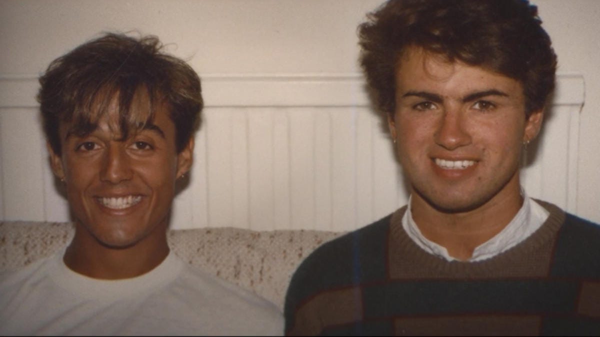 Andrew Ridgeley and George Michael from the WHAM! documentary