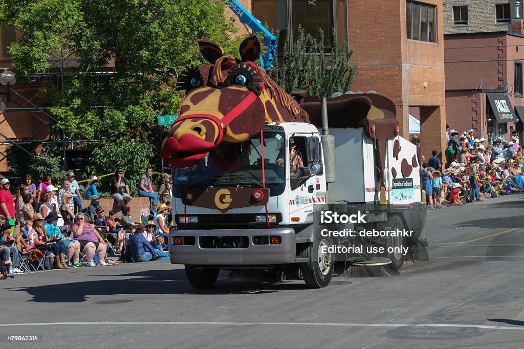 Street Sweeper With Horse Costume At Calgary Stampede Parade Stock Photo -  Download Image Now - iStock