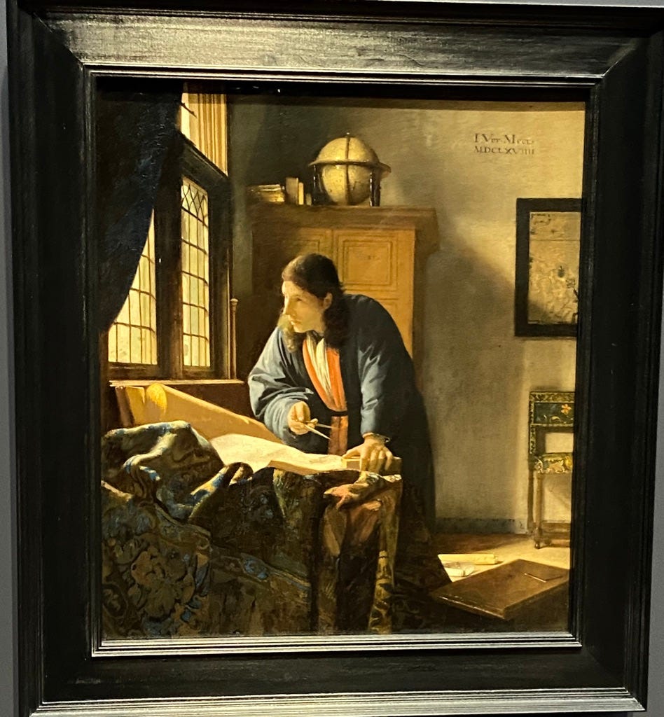 The Geographer by Vermeer