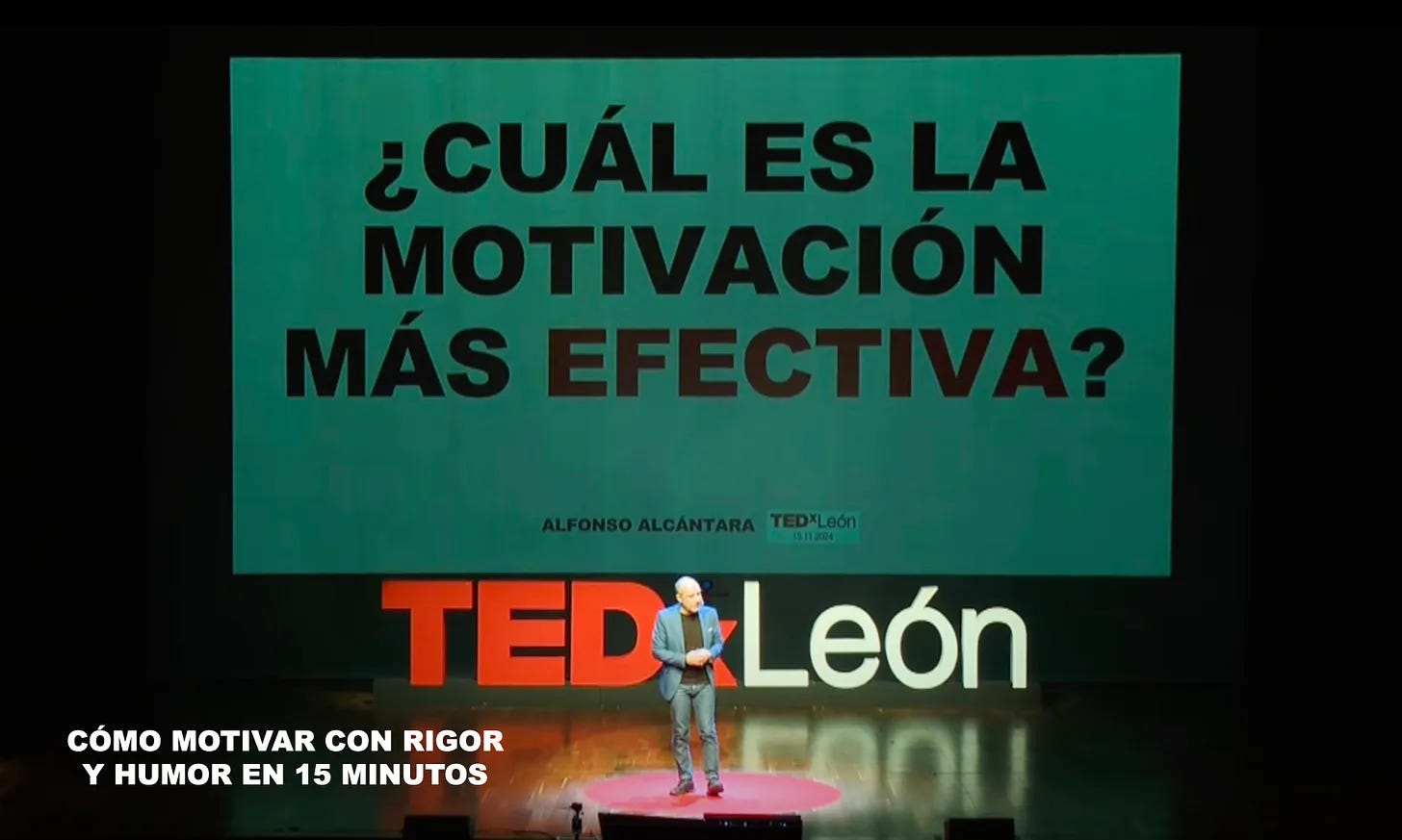 Conferencia TEDx de Alfonso Alcántara