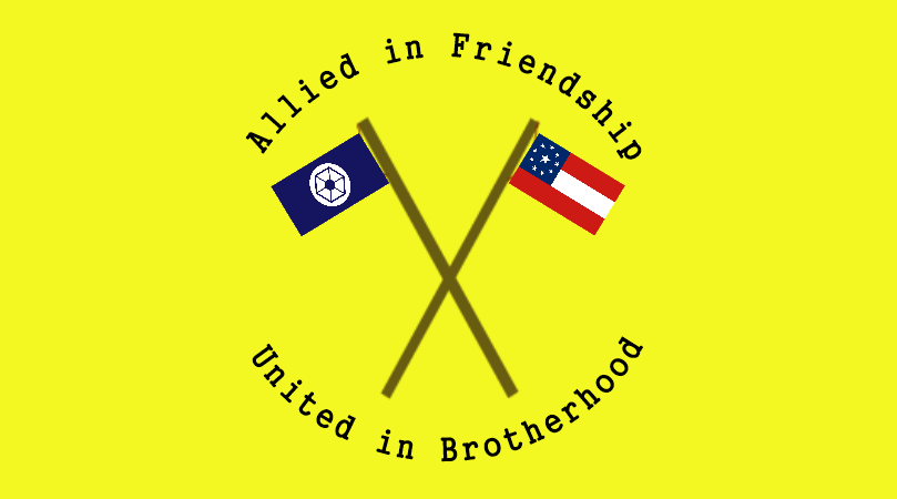 Confederate-Separatist Friendship Flag (Star Wars Fanon flag; 21 BBY ...